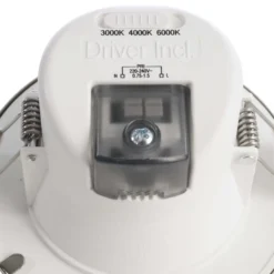 LED-kattouppovalaisin Acrux, Ø 9 cm, musta, CCT