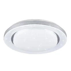 LED-kattovalaisin Atria, Ø 48 cm, valkoinen, muovi, CCT