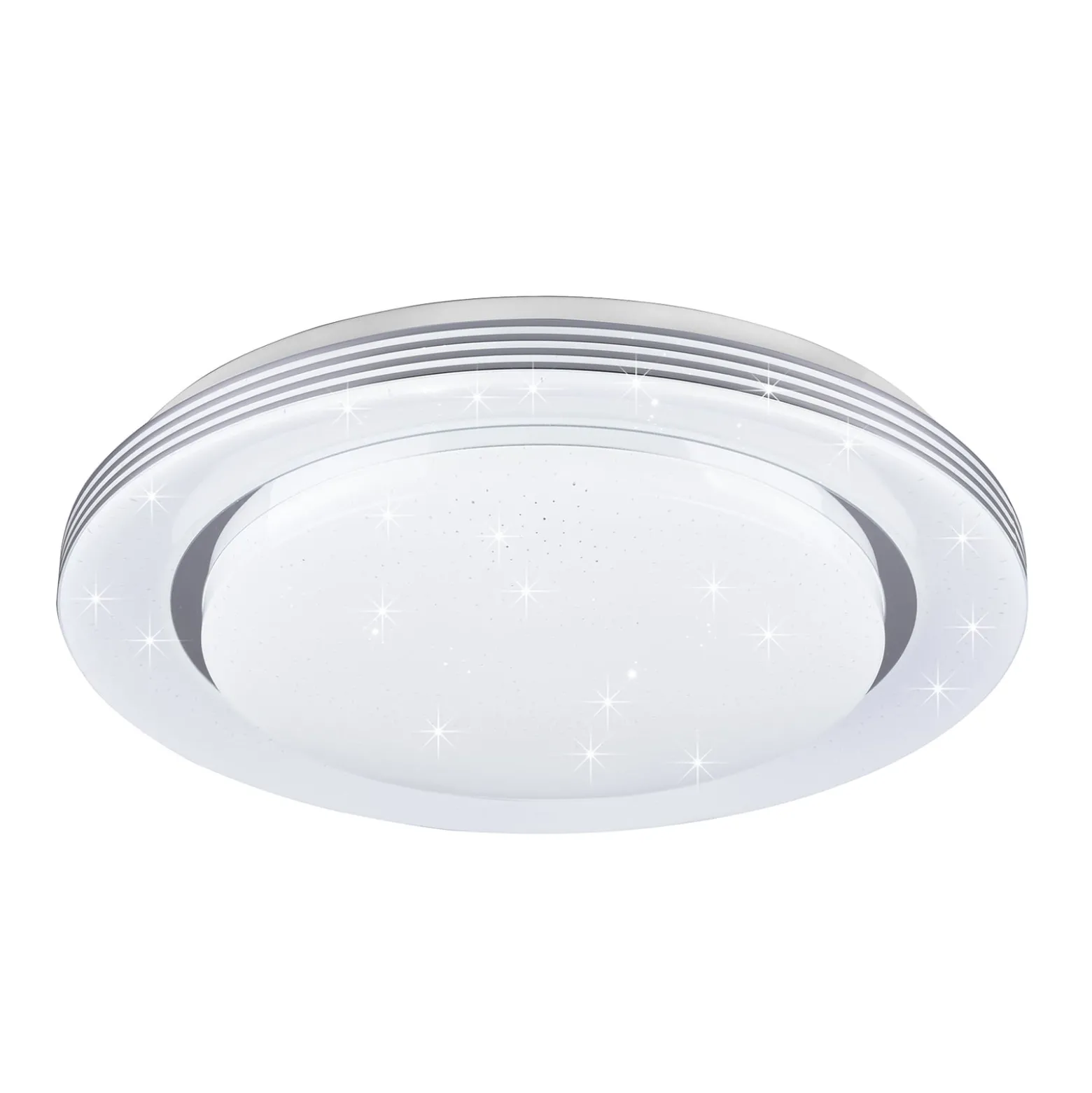 LED-kattovalaisin Atria, Ø 48 cm, valkoinen, muovi, CCT