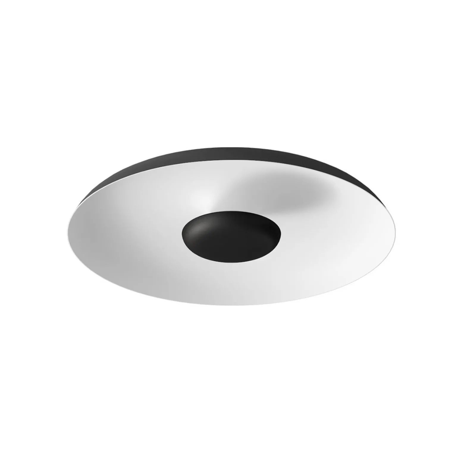 LED-kattovalaisin Basin_P, musta, metalli, Ø 48 cm