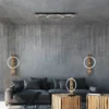 LED-kattovalaisin Boyal, musta, pituus 101 cm, puu, 3-valo.