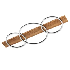LED-kattovalaisin Boyal, musta, pituus 101 cm, puu, 3-valo.