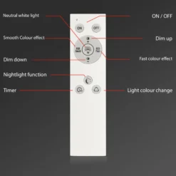 LED-kattovalaisin B smart RGBW himmennettävä valkoinen Ø 42 cm