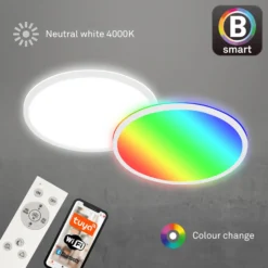 LED-kattovalaisin B smart RGBW himmennettävä valkoinen Ø 42 cm