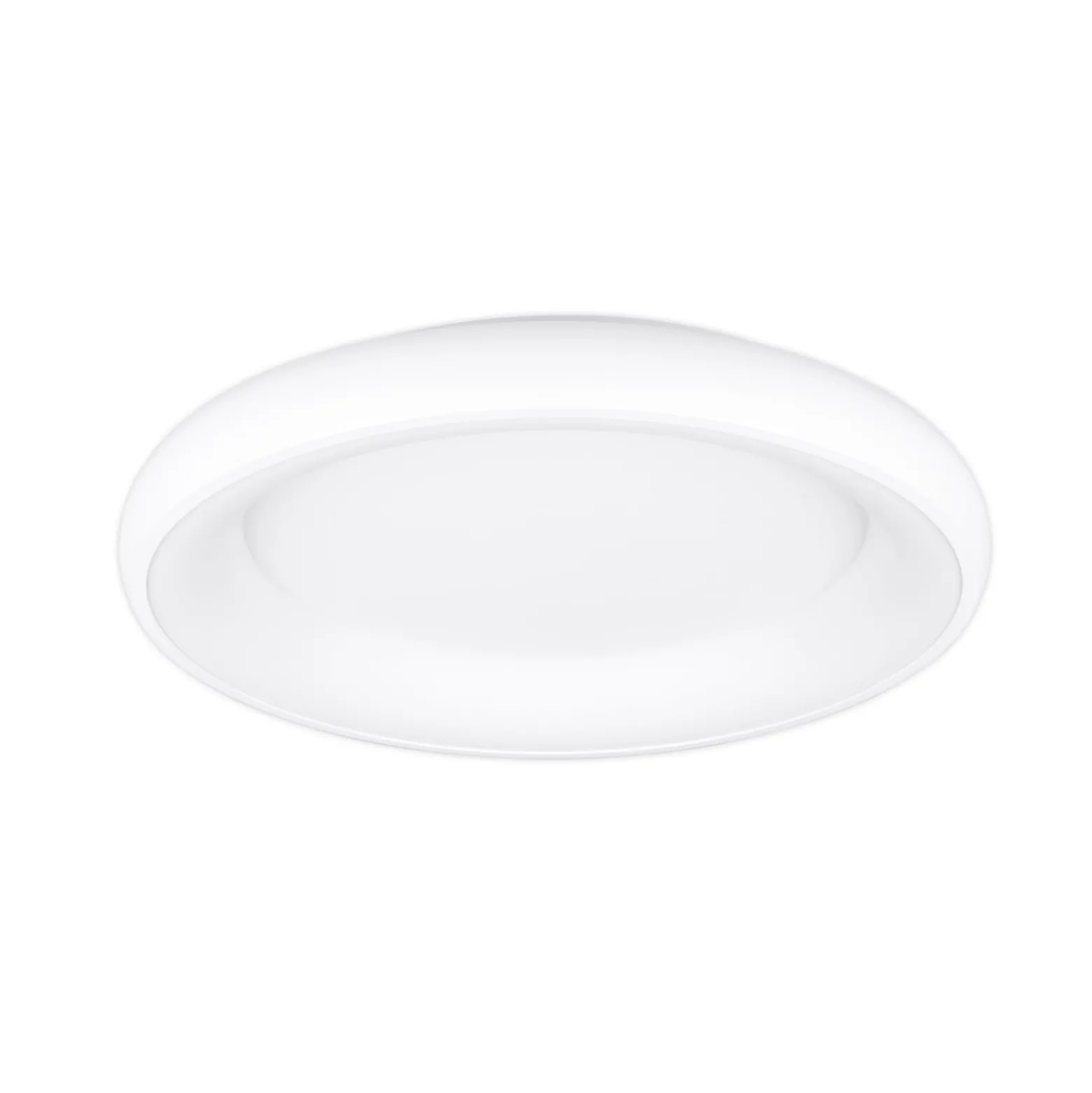 LED-kattovalaisin Cardona, Ø 62 cm, mattavalkoinen, metalli, CCT-lamppu
