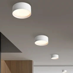 LED-kattovalaisin CMD 9194, Ø 15 cm, valkoinen, IP44, metallia
