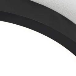 LED-kattovalaisin Disc, musta Ø 24 cm, CCT metalli/muovi