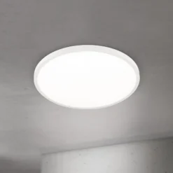 LED-kattovalaisin Disc, valkoinen Ø 60 cm, CCT, metalli/muovi