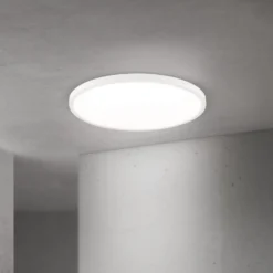 LED-kattovalaisin Disc, valkoinen Ø 60 cm, CCT, metalli/muovi
