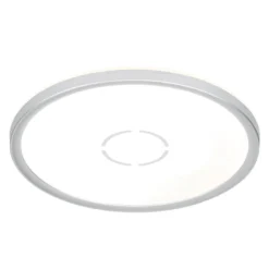LED-kattovalaisin Free, Ø 29 cm, hopea