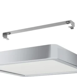 LED kattovalaisin Fueva 5 IP44 3000K kromi 21x21cm 21x21cm