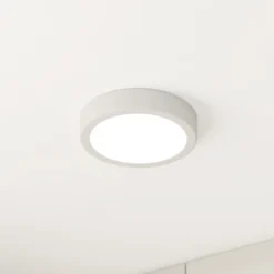 LED kattovalaisin Fueva 5 IP44 3000K valkoinen Ø16cm