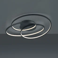 LED-kattovalaisin Gale, 60 cm, matta musta