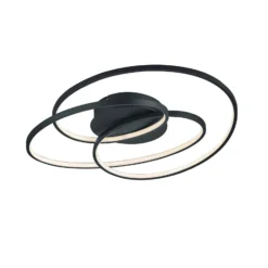 LED-kattovalaisin Gale, 60 cm, matta musta