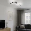 LED-kattovalaisin Infinity, metalli, musta, 4 000 K