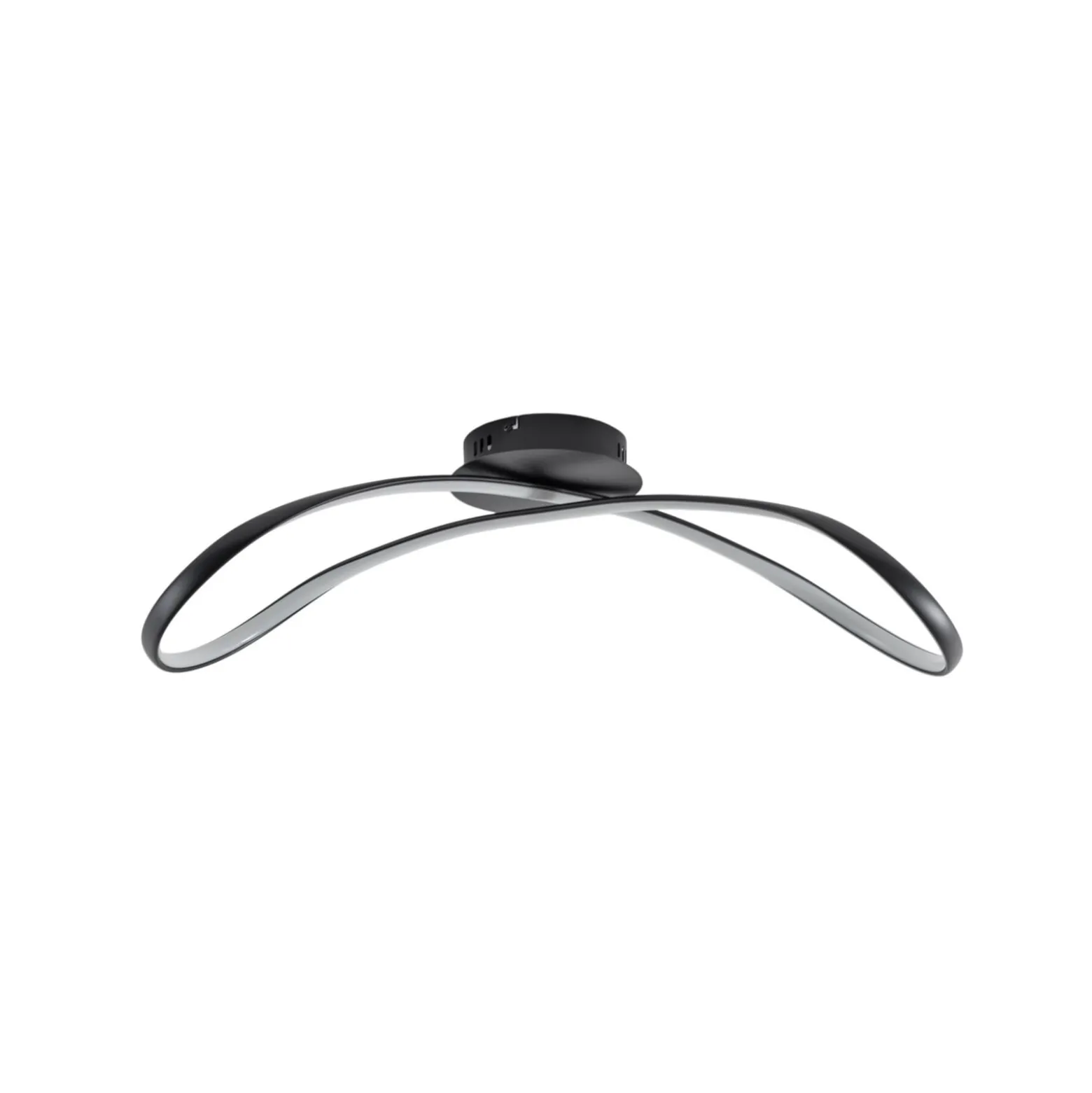 LED-kattovalaisin Infinity, metalli, musta, 4 000 K