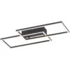 LED-kattovalaisin Iven, himmennettävä, musta, 60,5x32,5cm