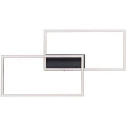 LED-kattovalaisin Iven, himmennettävä, musta, 60,5x32,5cm