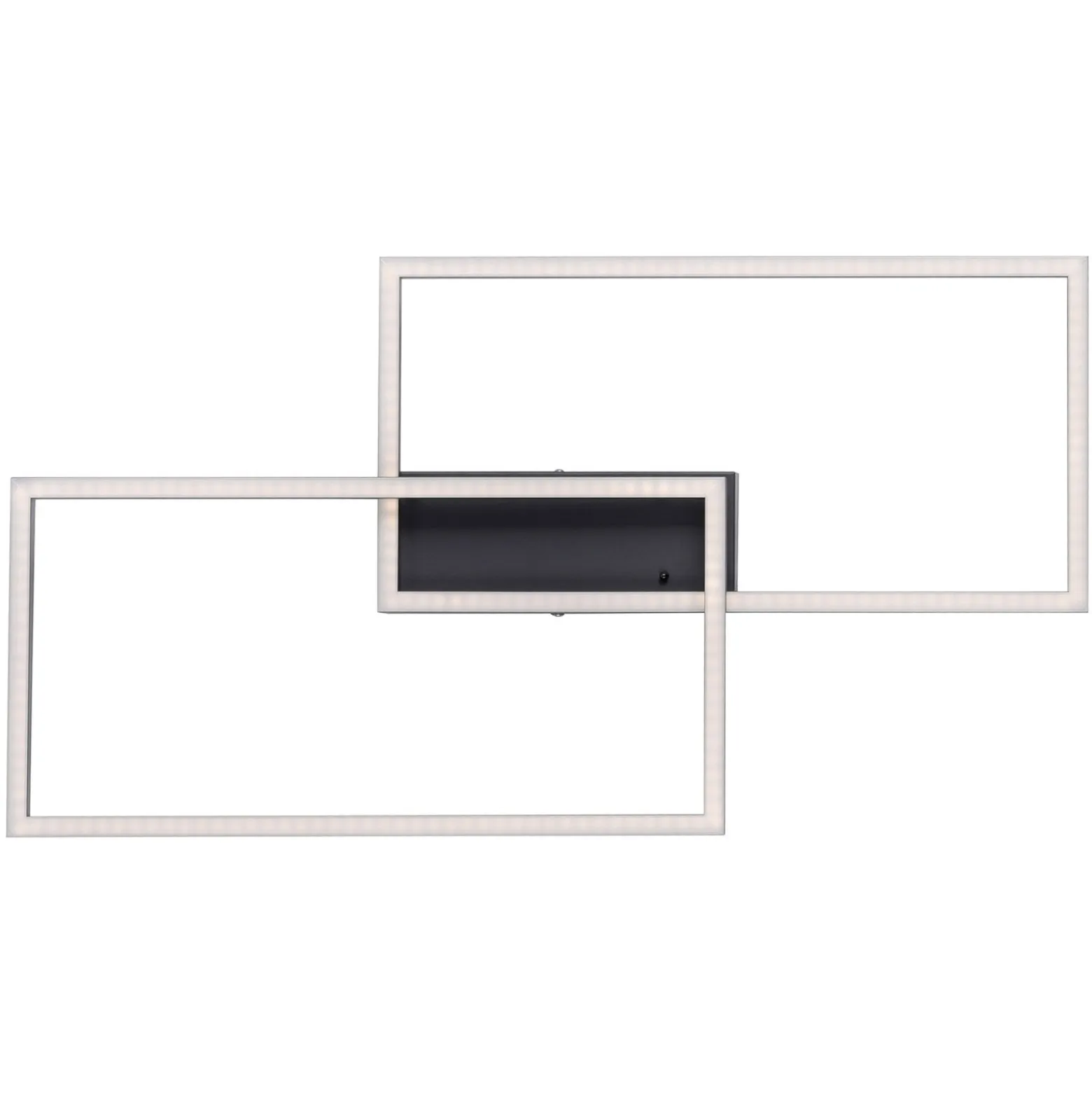 LED-kattovalaisin Iven, himmennettävä, musta, 60,5x32,5cm