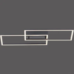 LED-kattovalaisin Iven, himmennettävä, musta, 60,5x32,5cm