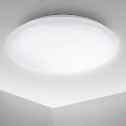 LED-kattovalaisin Jill, valkoinen, Ø 27,8 cm, muovi, 4 000 K