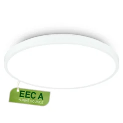 LED-kattovalaisin Kaida, valkoinen, Ø 38 cm, energiatehokkuusluokka A, 4 000 K