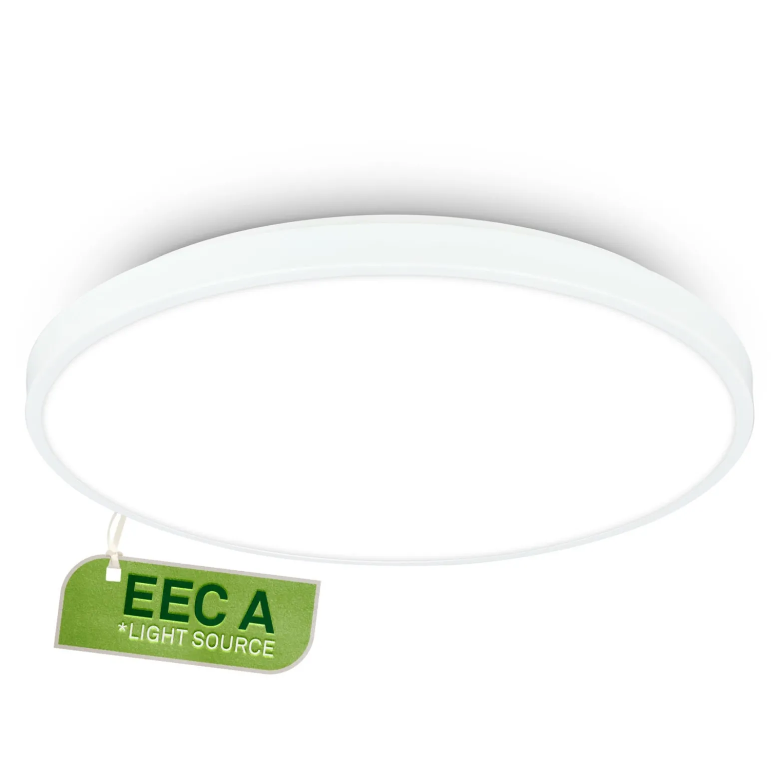 LED-kattovalaisin Kaida, valkoinen, Ø 38 cm, energiatehokkuusluokka A, 4 000 K