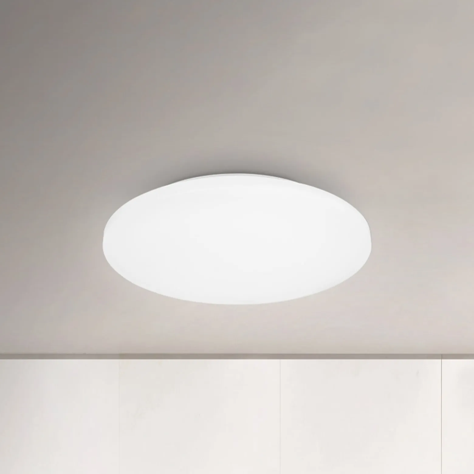 LED-kattovalaisin Kotelo kylpyhuoneeseen IP44 3,000K Ø 40cm