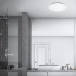 LED-kattovalaisin Kotelo kylpyhuoneeseen IP44 3,000K Ø 40cm
