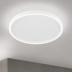LED-kattovalaisin MASCA, valkoinen, Ø 40 cm, CCT, metalli, himmennettävä