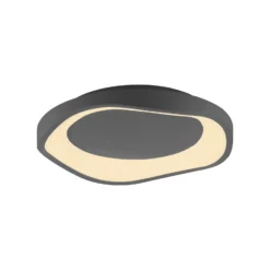 LED-kattovalaisin MONTA, musta, halkaisija 40 cm, metallia, Switchdim