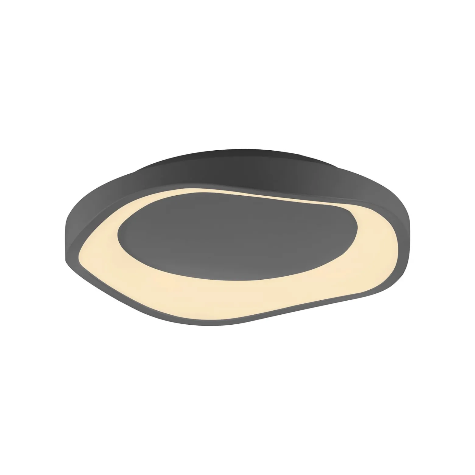 LED-kattovalaisin MONTA, musta, halkaisija 40 cm, metallia, Switchdim