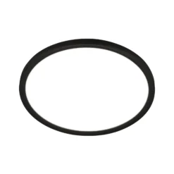 LED-kattovalaisin Move Sensor, musta, Ø 29 cm, IP44, 4000K