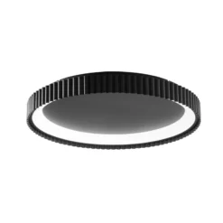 LED-kattovalaisin Niike, musta, Ø 50 cm, metalli, CCT