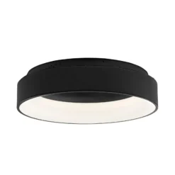 LED-kattovalaisin Noah, musta, Ø 60 cm, metalli, CCT