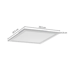 LED-kattovalaisin Piatto, sensori, 29,5 x 29,5 cm