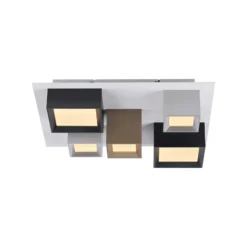 LED-kattovalaisin PURE Manhattan, monivärinen, 5-lamppuinen, CCT
