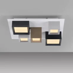 LED-kattovalaisin PURE Manhattan, monivärinen, 5-lamppuinen, CCT