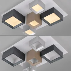 LED-kattovalaisin PURE Manhattan, monivärinen, 5-lamppuinen, CCT