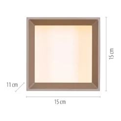 LED-kattovalaisin PURE Manhattan, pronssi, 1-lamppuinen, CCT