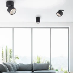 LED-kattovalaisin PURE NOLA, 1-lamppuinen, musta