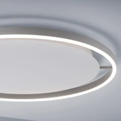 LED-kattovalaisin Ritus, Ø 58.5cm, alumiini