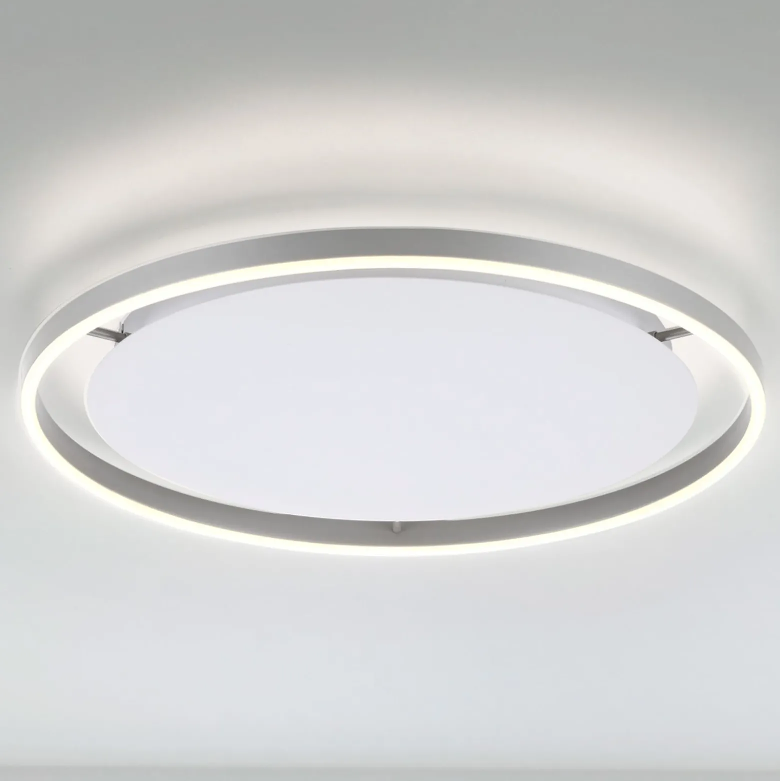 LED-kattovalaisin Ritus, Ø 58.5cm, alumiini
