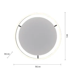 LED-kattovalaisin Ritus, Ø 39,3cm, antrasiitti