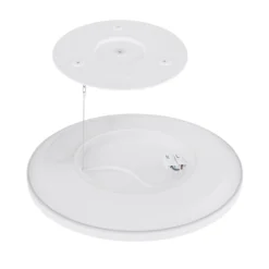 LED-kattovalaisin Sapana, valkoinen, Ø 42 cm, muovia, IP44