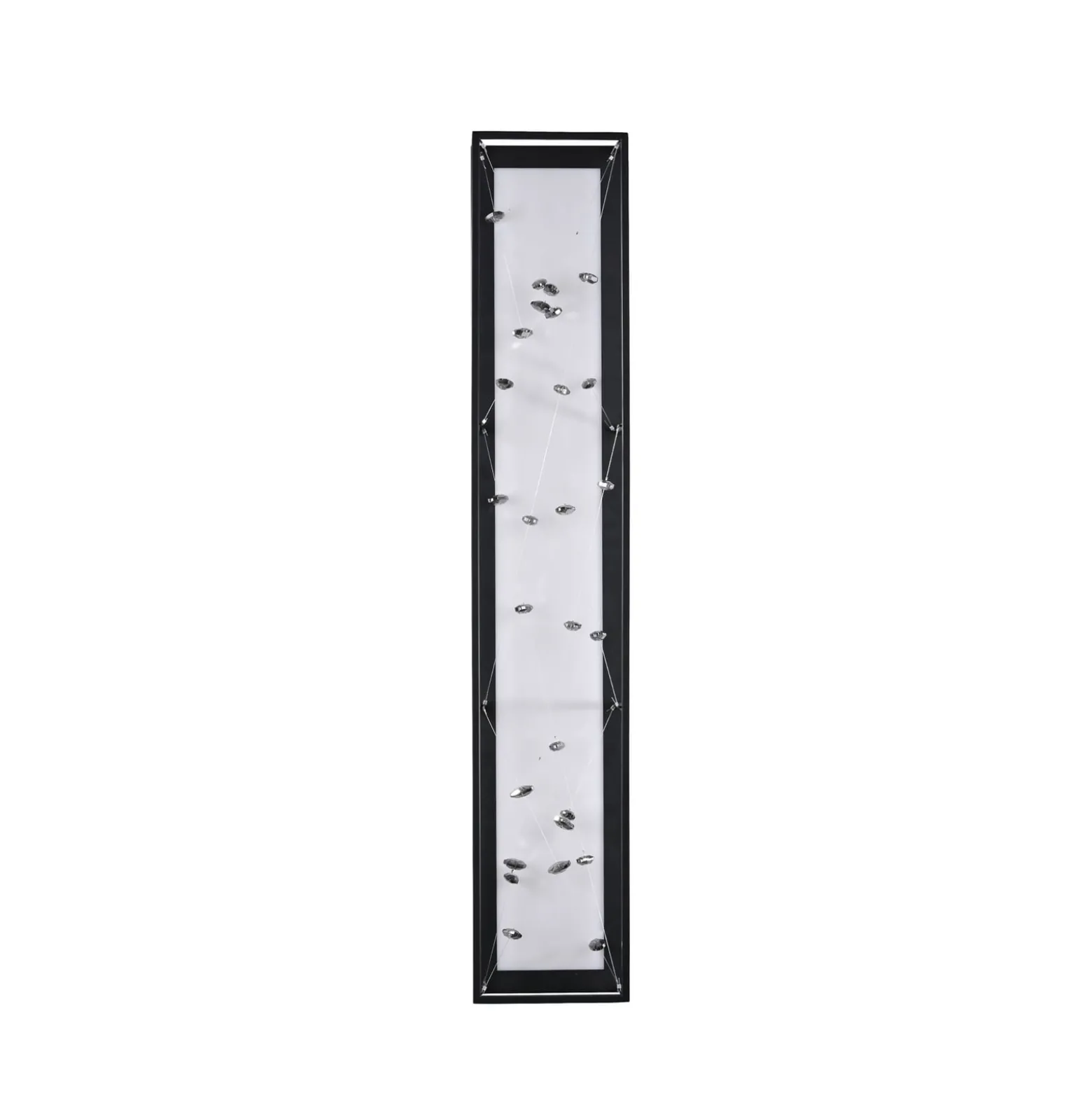 LED-kattovalaisin SKINA, musta, 112 cm, CCT-himmennettävä kaukosäädin