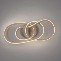 LED-kattovalaisin TWIST, beige, pituus 90 cm, metalli, Switchdim
