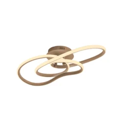 LED-kattovalaisin TWIST, beige, pituus 90 cm, metalli, Switchdim