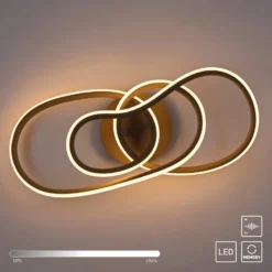 LED-kattovalaisin TWIST, beige, pituus 90 cm, metalli, Switchdim