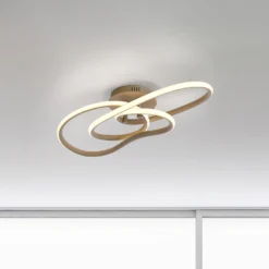 LED-kattovalaisin TWIST, beige, pituus 90 cm, metalli, Switchdim